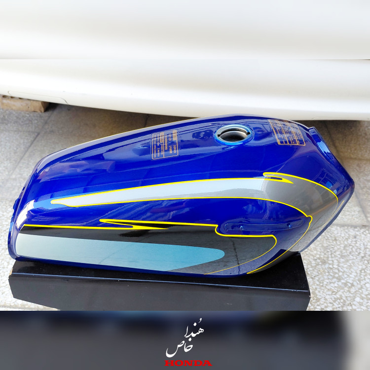 باک موتورسیکلت رهرو آبی اگزایتری (فوق سفارشی)
