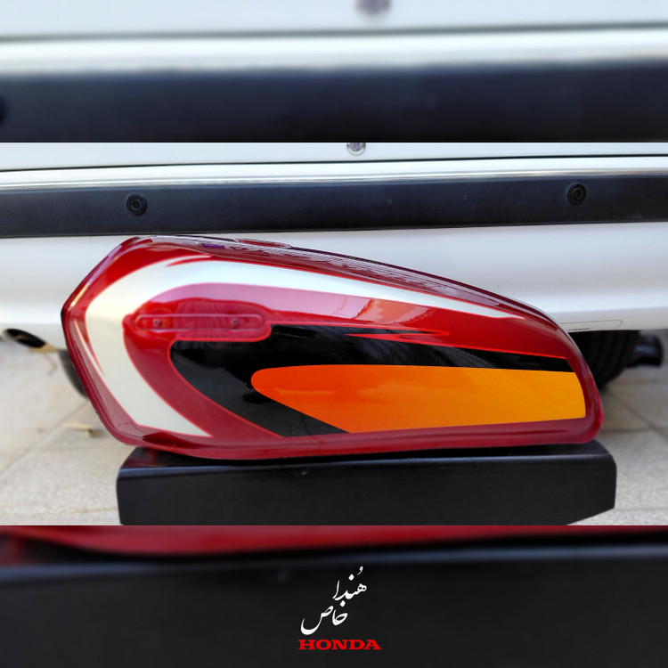 باک موتورسیکلت زرشکی82 اگزایتری (تیزرو اصل فوق سفارشی)